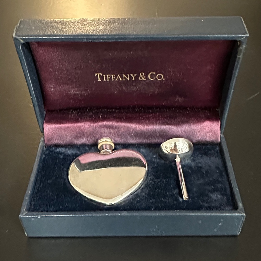 Tiffany & Co. Silver Heart Perfume Set